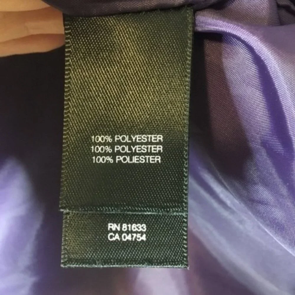 KENNETH COLE ASYMMETRICAL PUFFER JACKET XS Purple - Picture 5 of 6